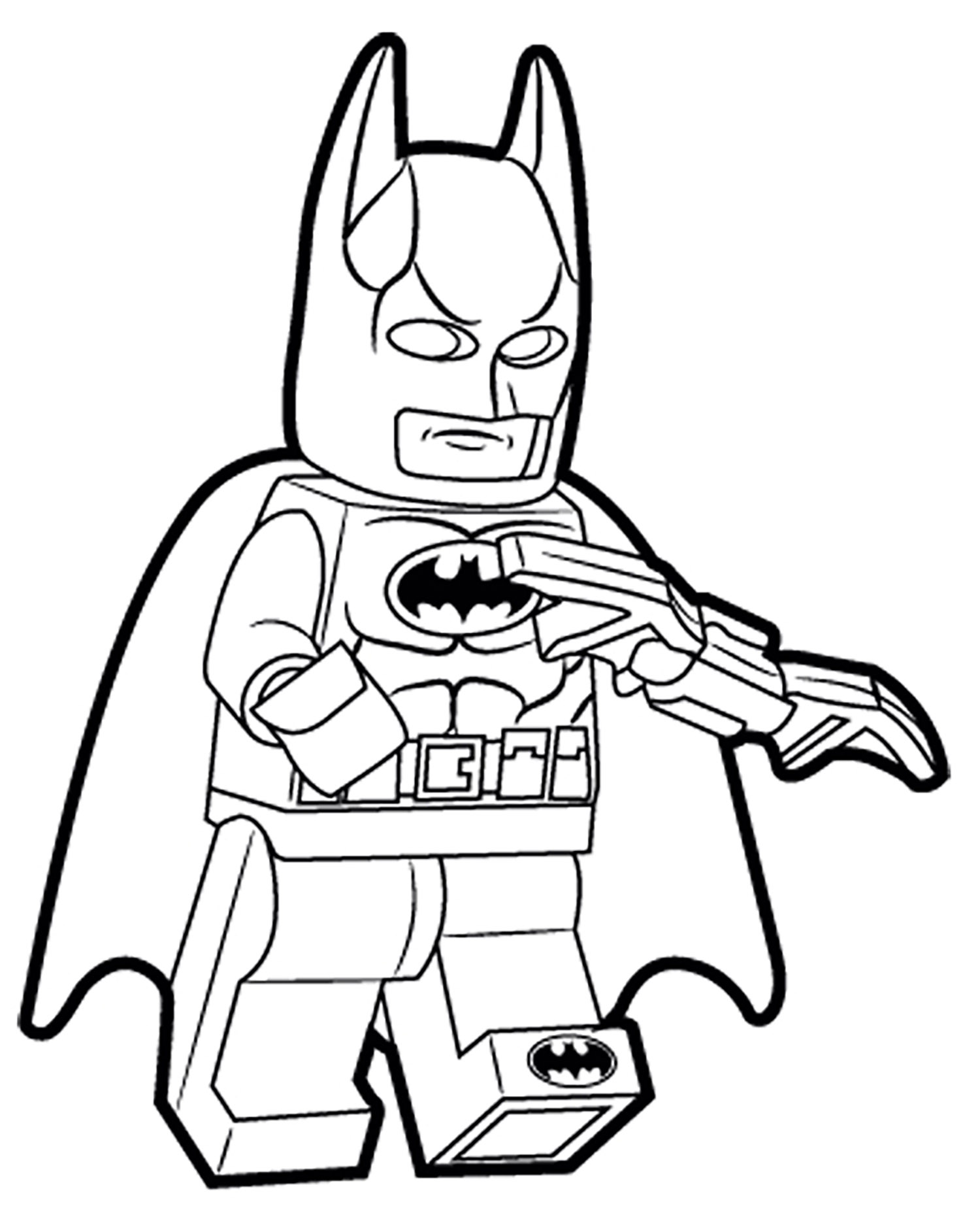 Lego Batman coloring pages for kids Lego Batman Kids Coloring Pages