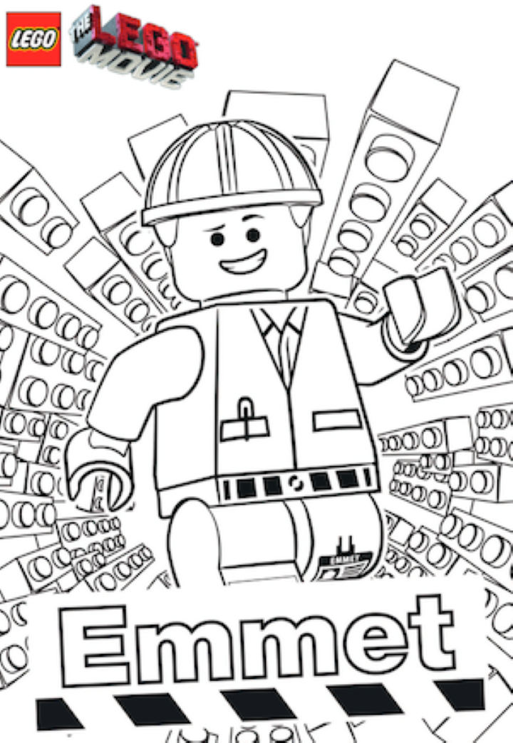 lego movie coloring sheets