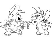 Leroy and Stitch Coloring Pages for Kids