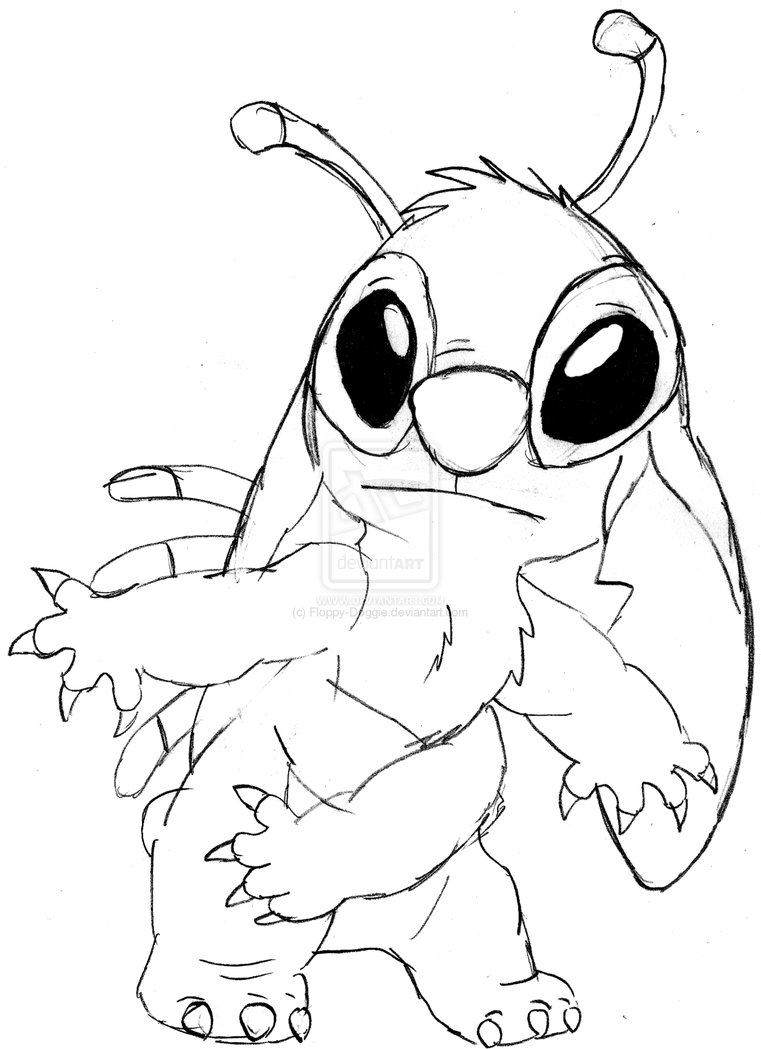 Lilo and Stitch coloring pages to print - Lilo and Stitch Kids Coloring  Pages