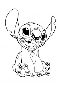 Lilo and Stitch - Free printable Coloring pages for kids