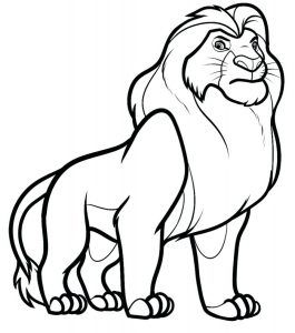 lion king coloring pages hard