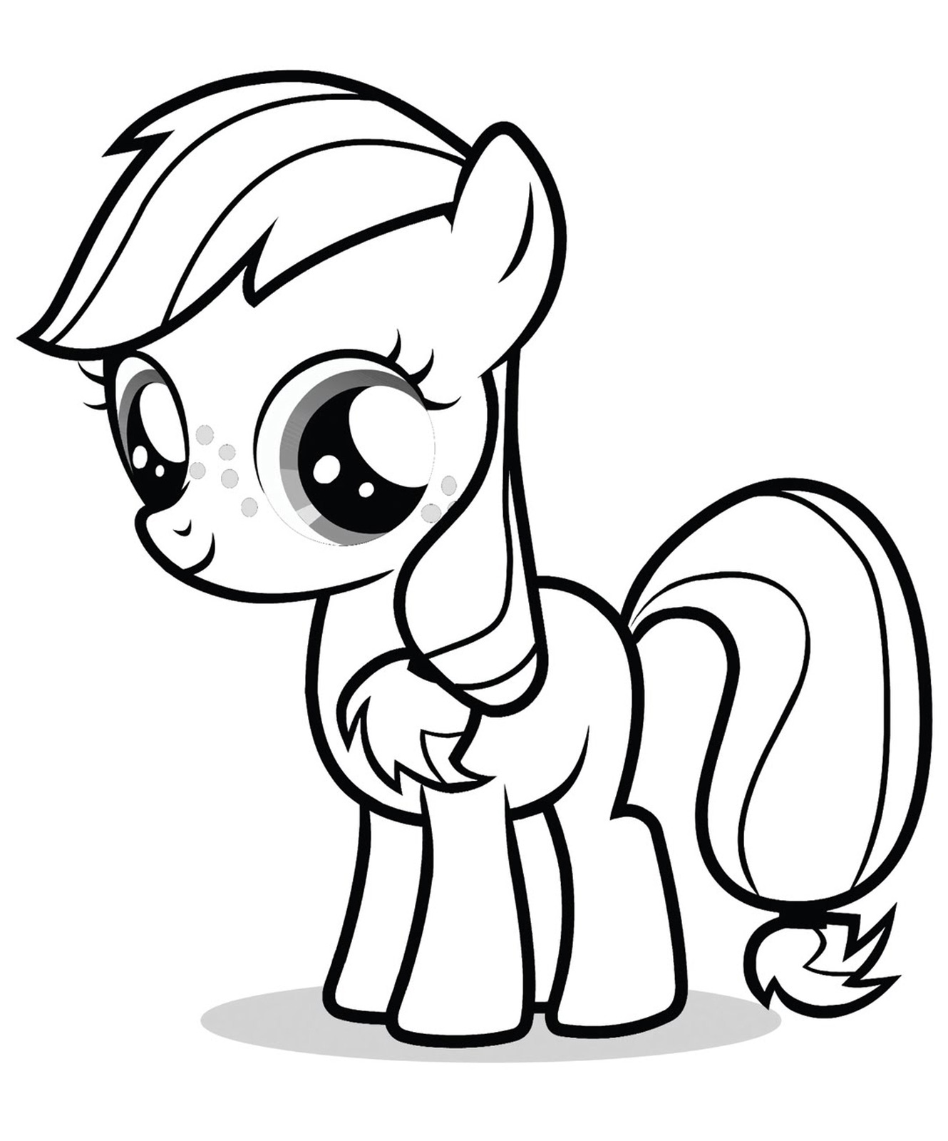 Adorable & Free My Little Pony Printable Coloring Pages