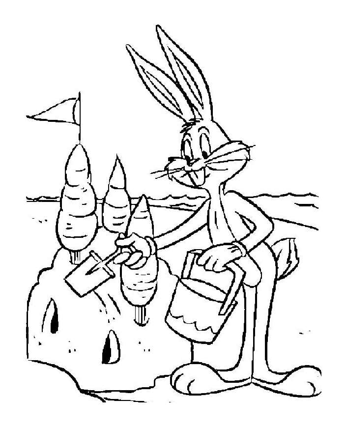 bugs bunny christmas coloring pages