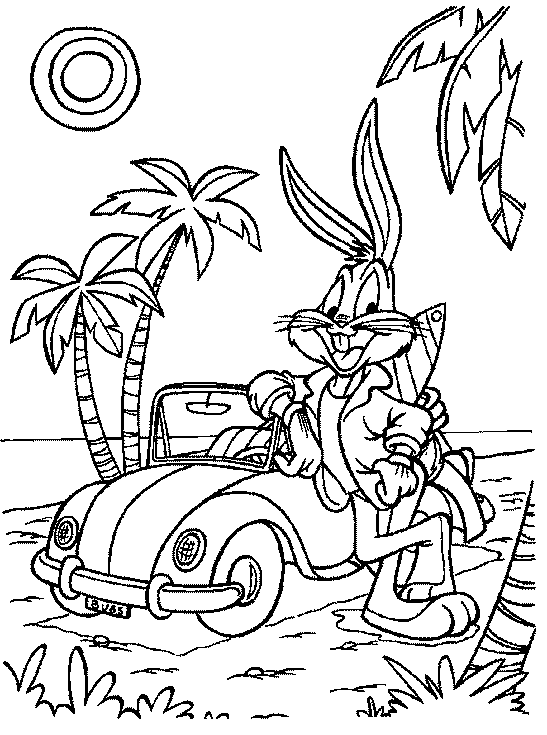 Looney Tunes To Download Looney Tunes Kids Coloring Pages