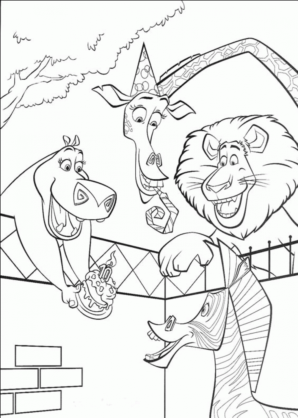 Madagascar to print - Madagascar Kids Coloring Pages