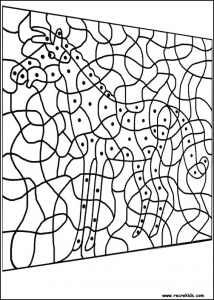 Coloring page magic coloring to print : Horse