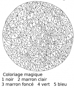Coloring page magic coloring for children : Mandala