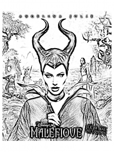 Maleficent (Sleeping Beauty) coloring pages (Disney) for children
