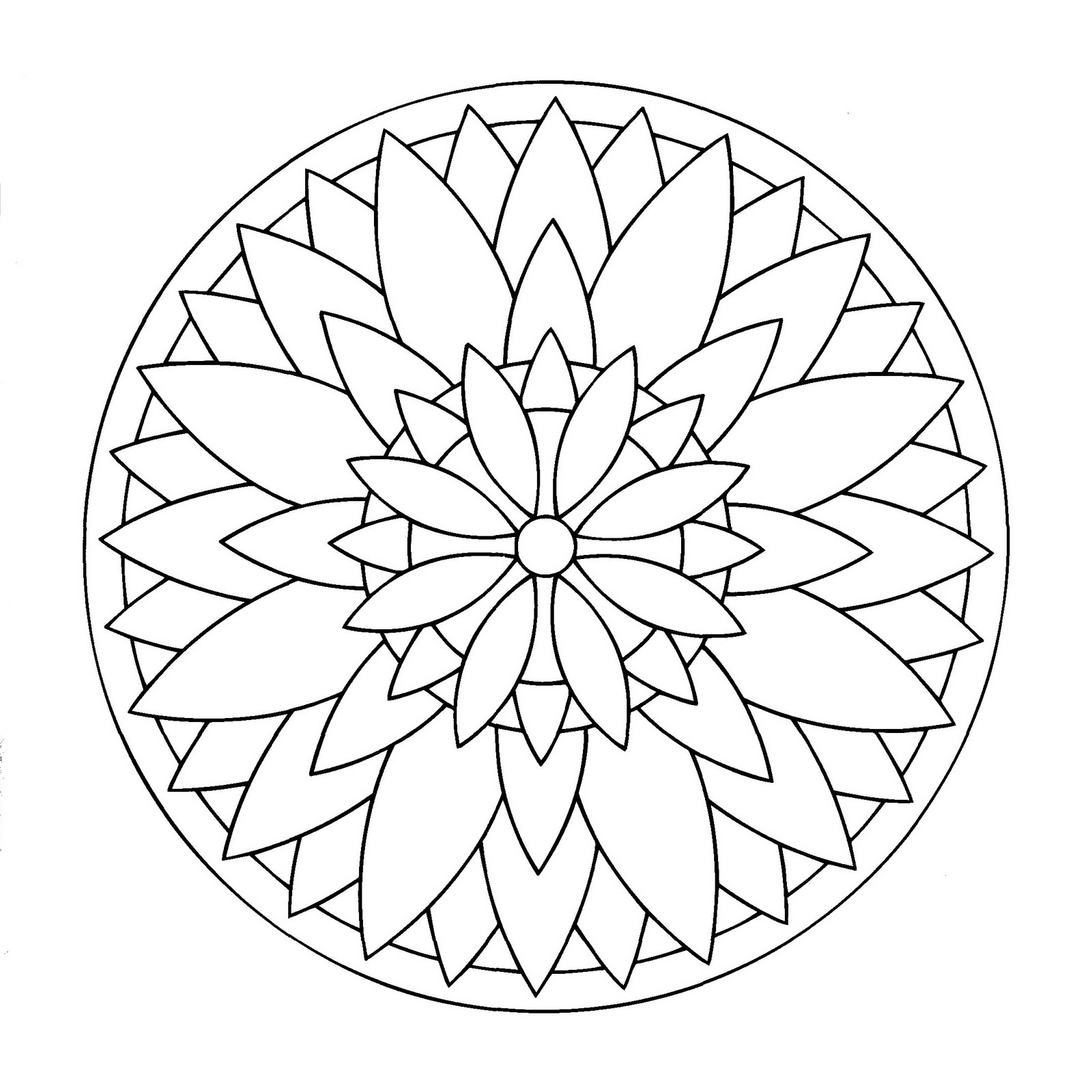 Easter coloring pages - Free 14+ Printable Mandalas For Kids To Color