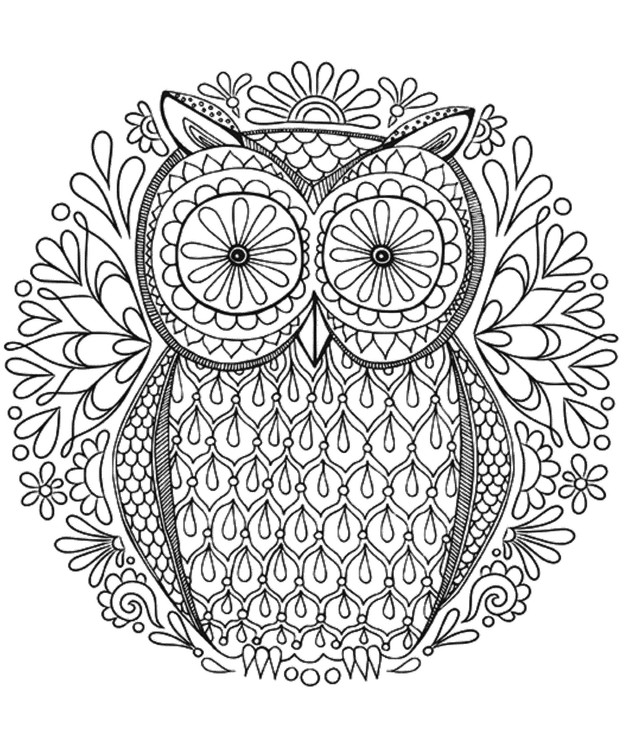 Mandalas Free printable Coloring pages for kids
