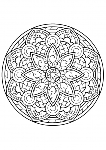 Mandalas - Free printable Coloring pages for kids