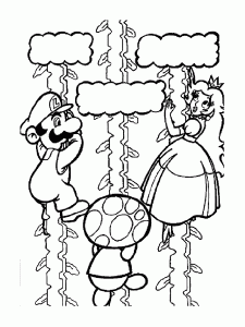 mario bros free printable coloring pages for kids