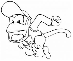 baby mario and friends coloring pages