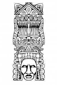 Inca / Maya Mask   7