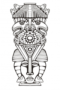 Inca / Maya Mask   2
