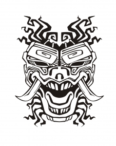 Mask of Inca / Aztec inspiration