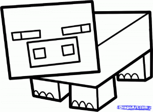 minecraft  free printable coloring pages for kids