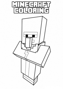 Printable Minecraft Unspeakable Coloring Pages