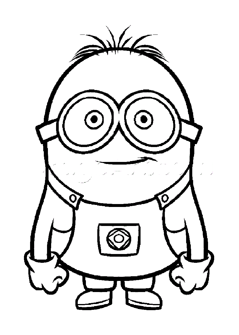 minions to color for children minions kids coloring pages