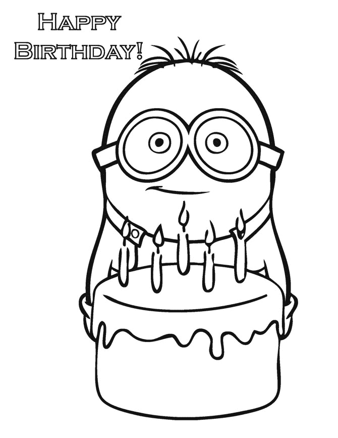 Minions To Download For Free Minions Kids Coloring Pages