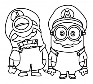 19+ Print Minion Coloring Pages