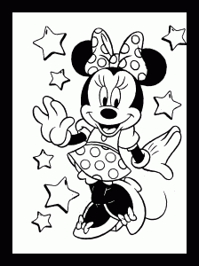 minnie free printable coloring pages for kids
