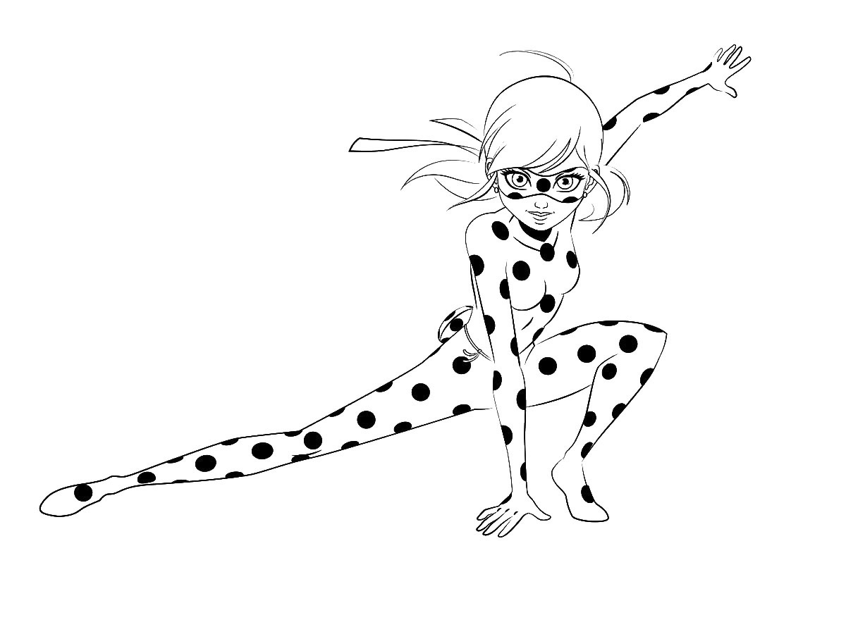Miraculous Lady Bug To Print Miraculous Ladybug Kids Coloring Pages