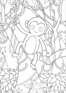 Download Monkeys Free Printable Coloring Pages For Kids