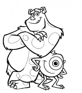 Monsters Inc Coloring Pages - ColoringAll