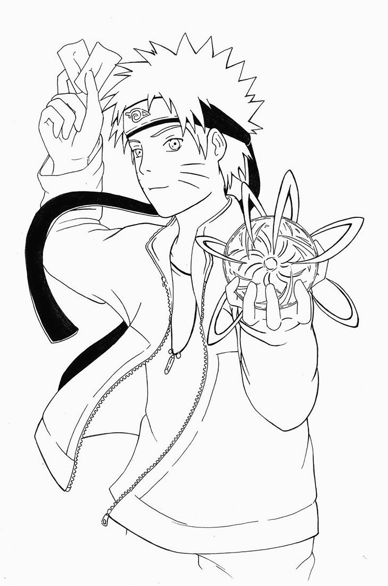 Naruto to download for free - Naruto Kids Coloring Pages