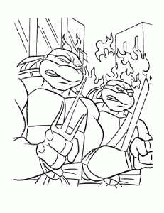 ninja turtles coloring pages raphael
