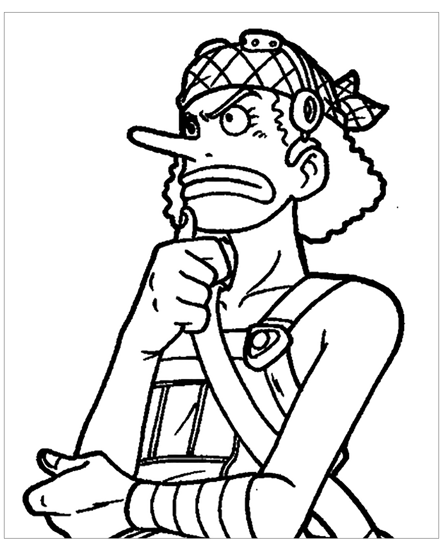 One piece coloring pages for kids One Piece Kids Coloring Pages