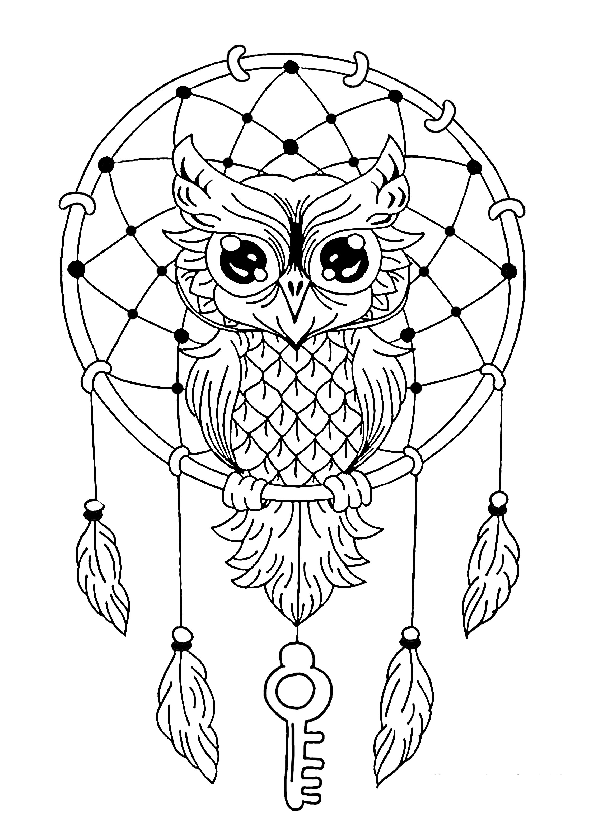 Owls for kids - Owls Kids Coloring Pages
