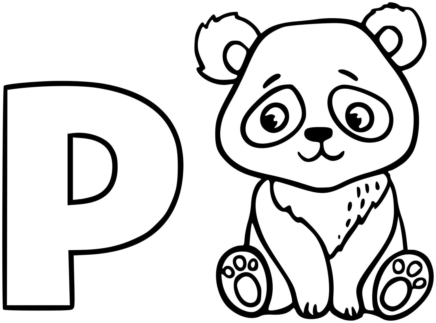 491 Cartoon Free Printable Panda Coloring Pages with Printable