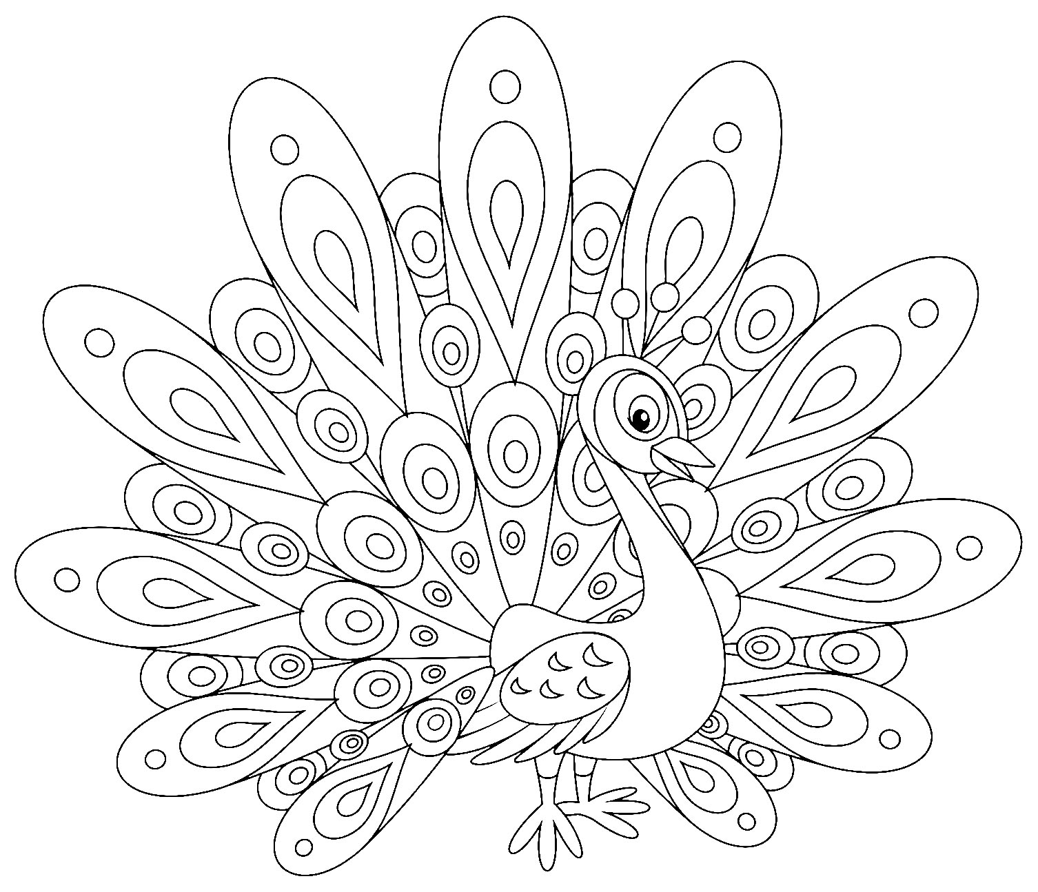 Wonderful Peacock, Realistic Drawing/illustration for sale by Kunstgrafik -  Foundmyself