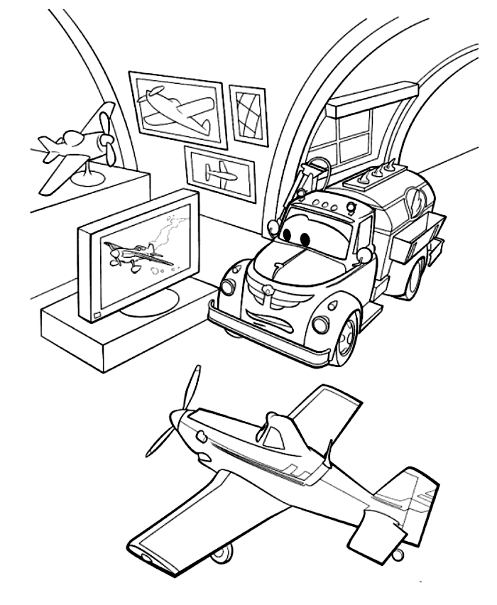 dusty crophopper coloring pages