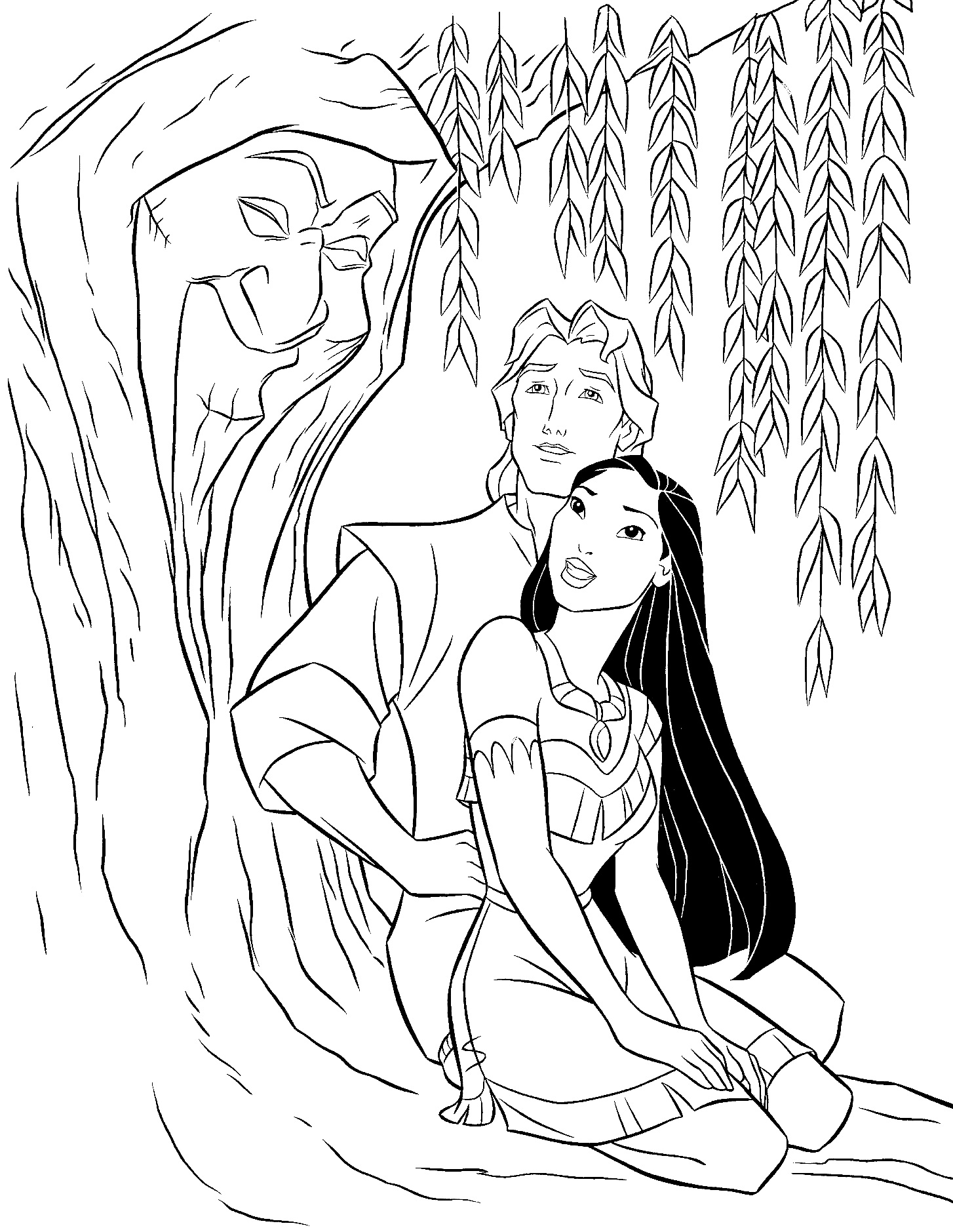 Download 62+ Cartoons Pocahontas Coloring Pages PNG PDF File - Download