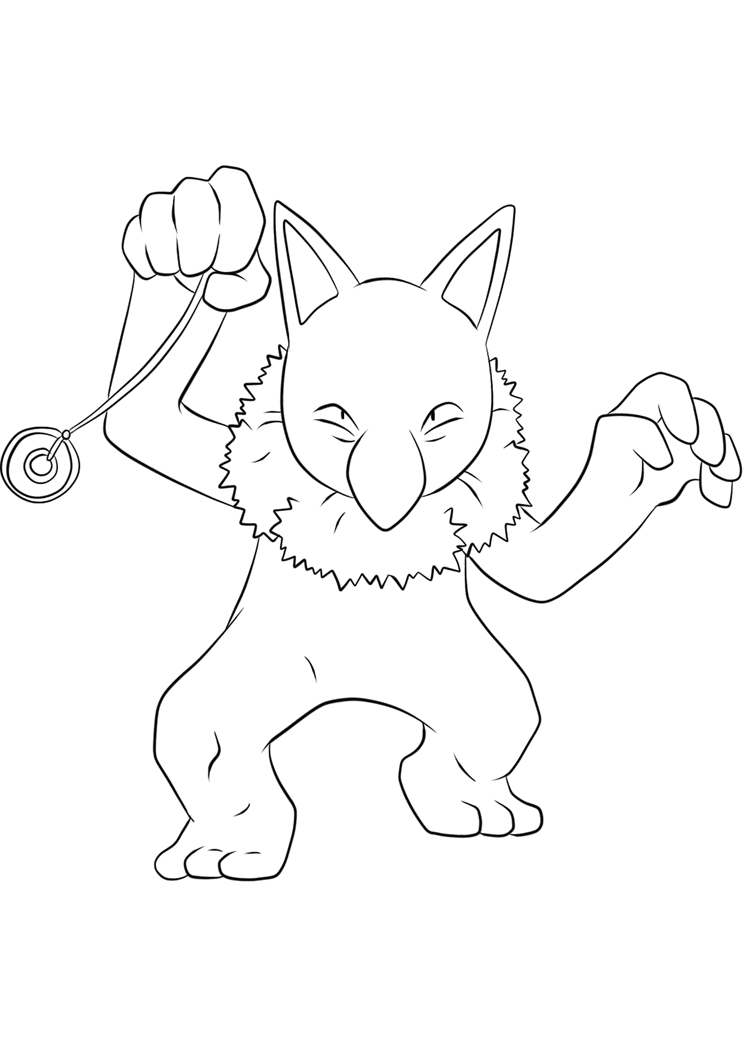 Hypno (No.97). Hypno Coloring page, Generation I Pokemon of type PsychicOriginal image credit: Pokemon linearts by Lilly Gerbil on Deviantart.Permission:  All rights reserved © Pokemon company and Ken Sugimori.