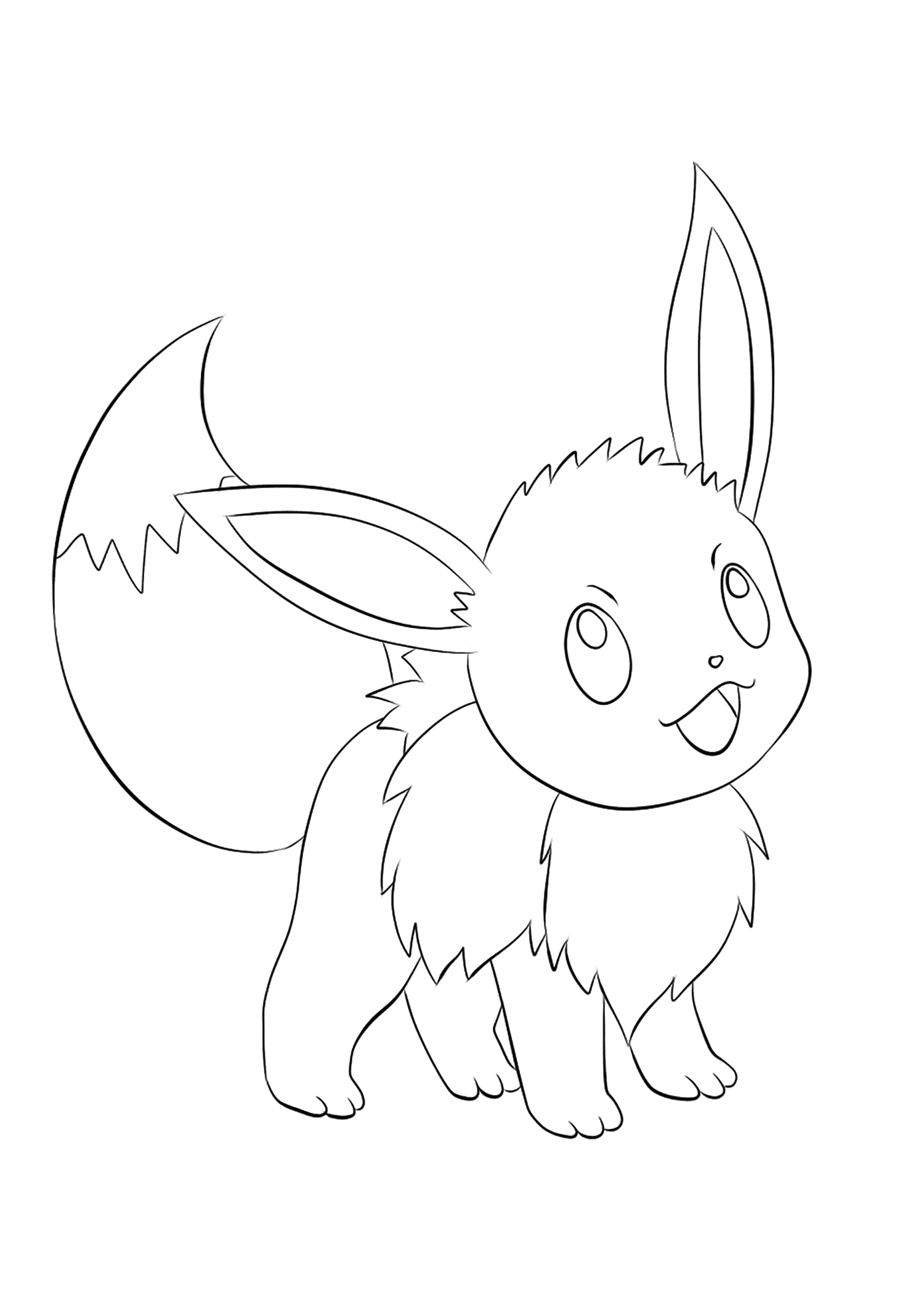 eevee no 133 pokemon generation i all pokemon coloring pages kids coloring pages