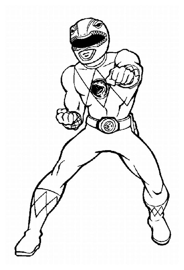 Power Rangers coloring pages for kids - Power Rangers Kids Coloring Pages