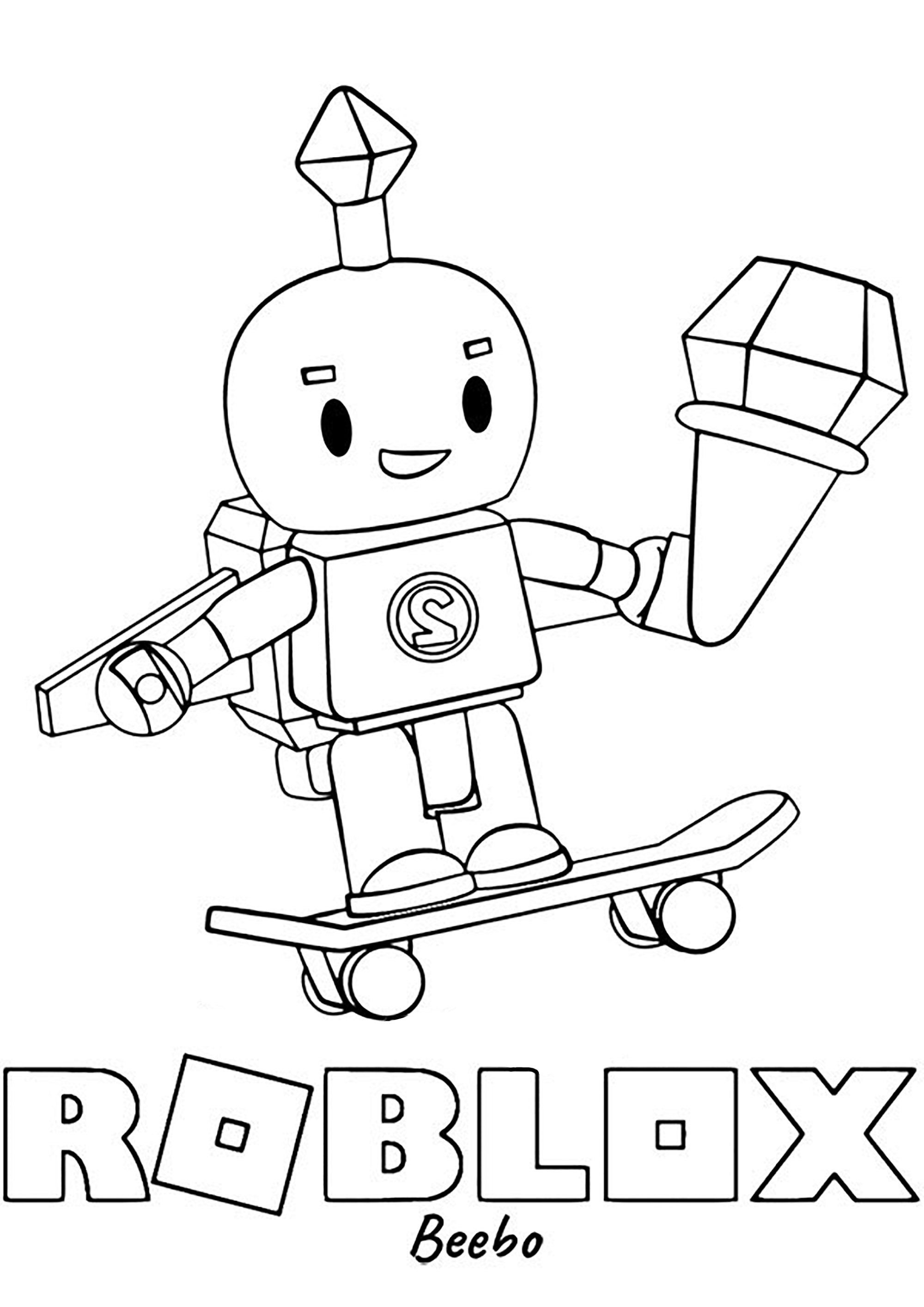Roblox : Beebo - Roblox Kids Coloring Pages