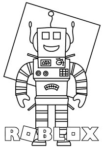 Roblox Characters Coloring Pages Logo printable for free