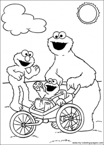 Sesame Street Free Printable Coloring Pages For Kids
