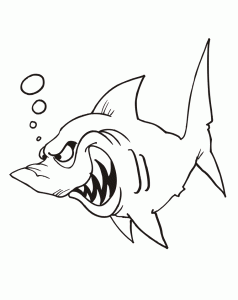 Sharks Free Printable Coloring Pages For Kids