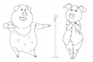 13+ Coloring Pages Sing