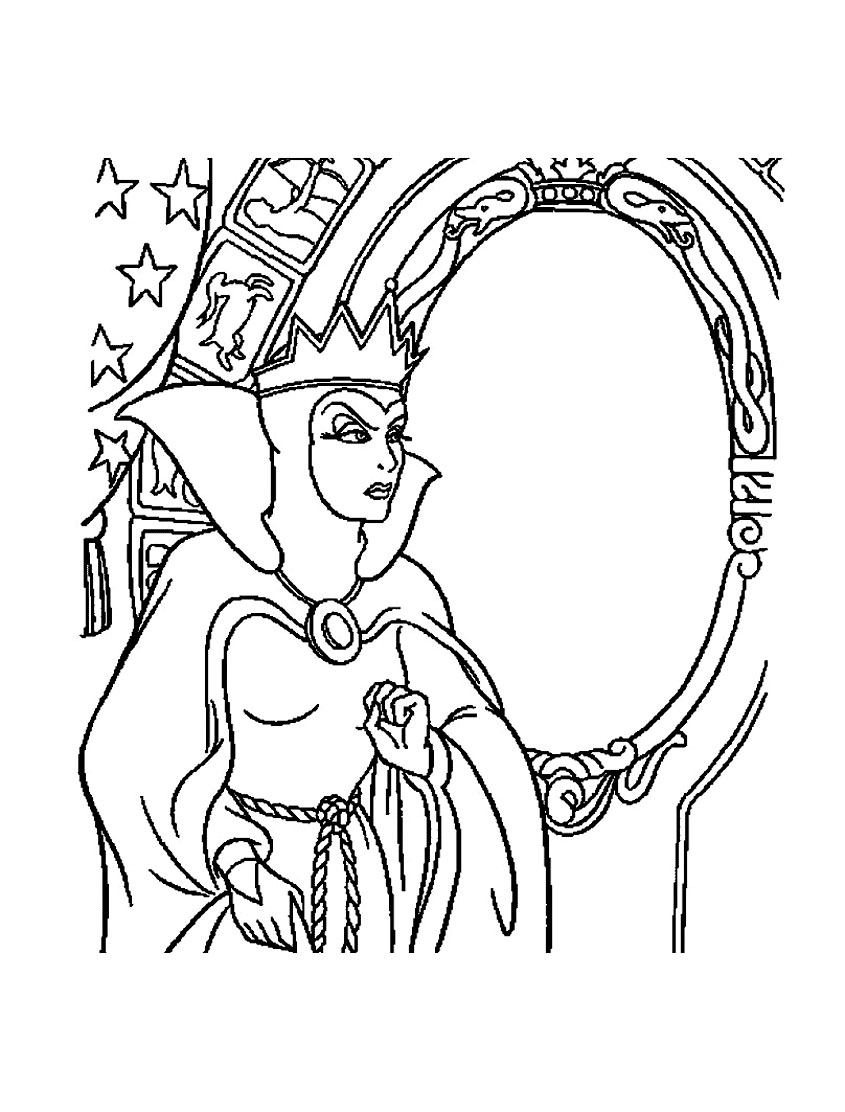 Snow white free to color for children - Snow White Kids Coloring Pages