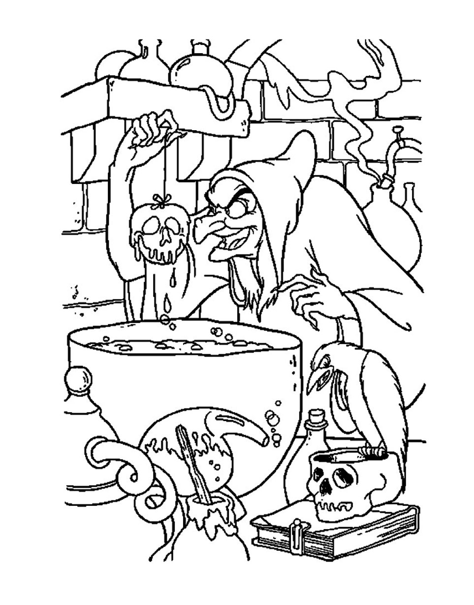 Snow white to color for children - Snow White Kids Coloring Pages