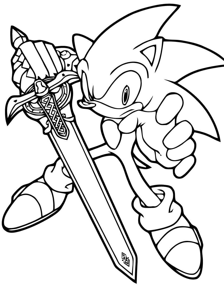 980 Coloring Pages Sonic Images Pictures In HD Hot Coloring Pages