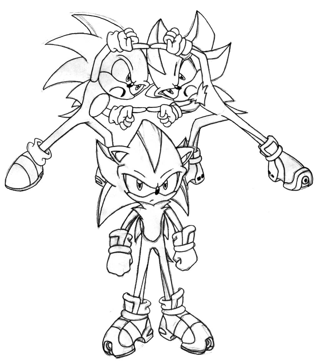 Sonic to print - Sonic Kids Coloring Pages